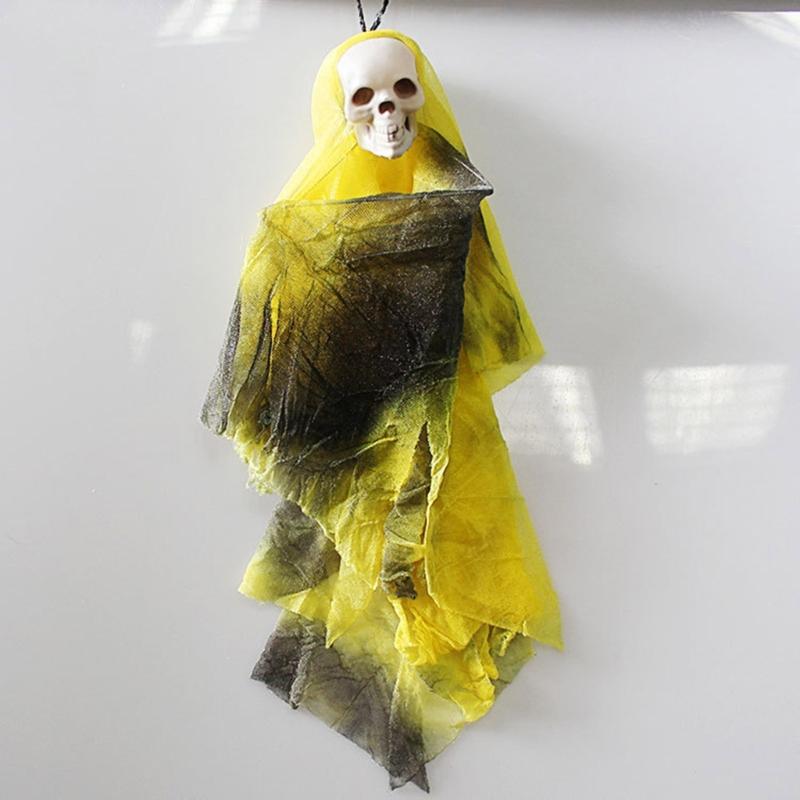 Scary Skeleton Ghost Ornament Bar Haunted House Hanging Pendant Halloween Decorations or Haunted House Displays