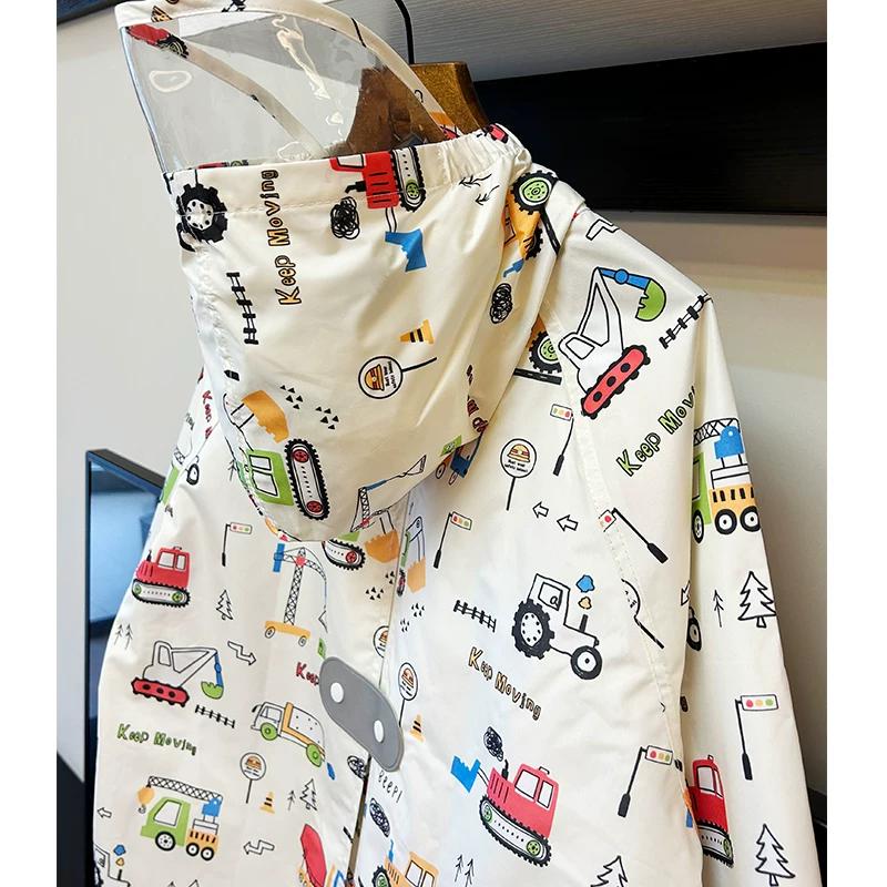 New 2026 Japanese-Style Lightweight Quick-Dry Breathable Children's Raincoat for Boys and Girls, Waterproof Rain Poncho for Kindergarten and