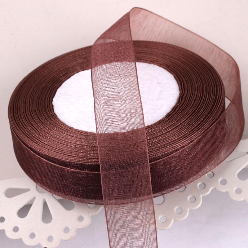 2cm Transparent Gauze Ribbon for Gift Boxes, Cake Decorations, Headbands, and Dance Streamers