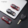 Porsche Carbon Fiber Lightweight Key Shell for Cayenne, Panamera, Macan, 911 - Buckle Type Replacement Case