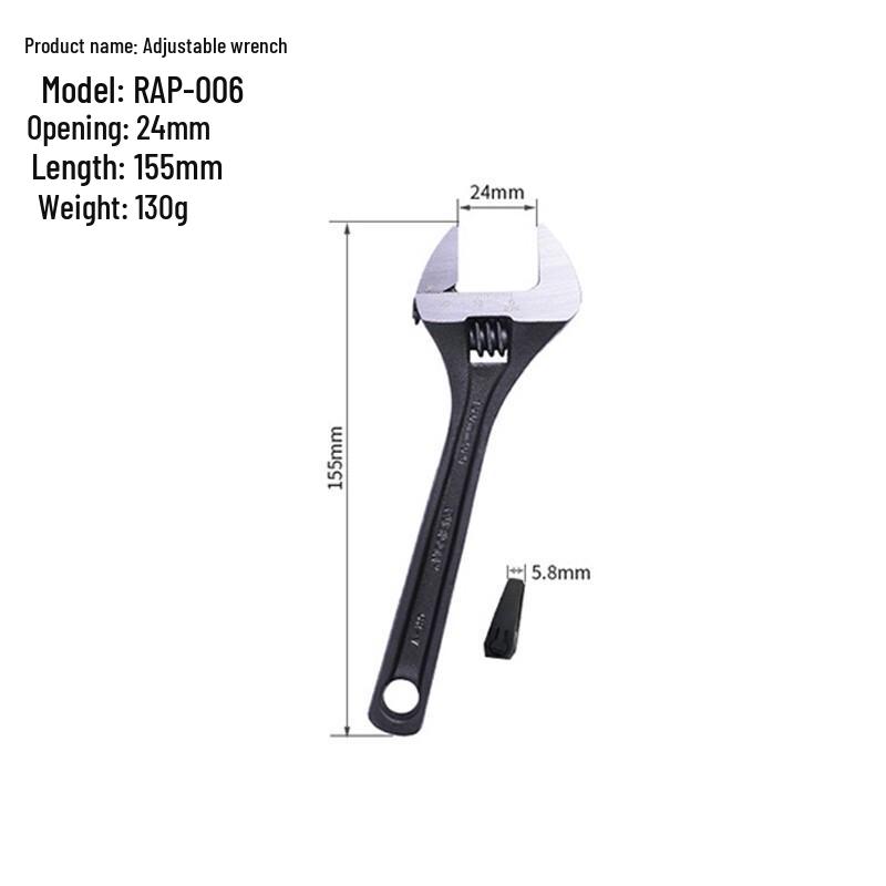 Robin Hood Ultra-thin Adjustable Wrench One Size