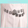 Waist Metal Ladies Belt With Retro Engraved Details For Cultural Costumes And Fashion
