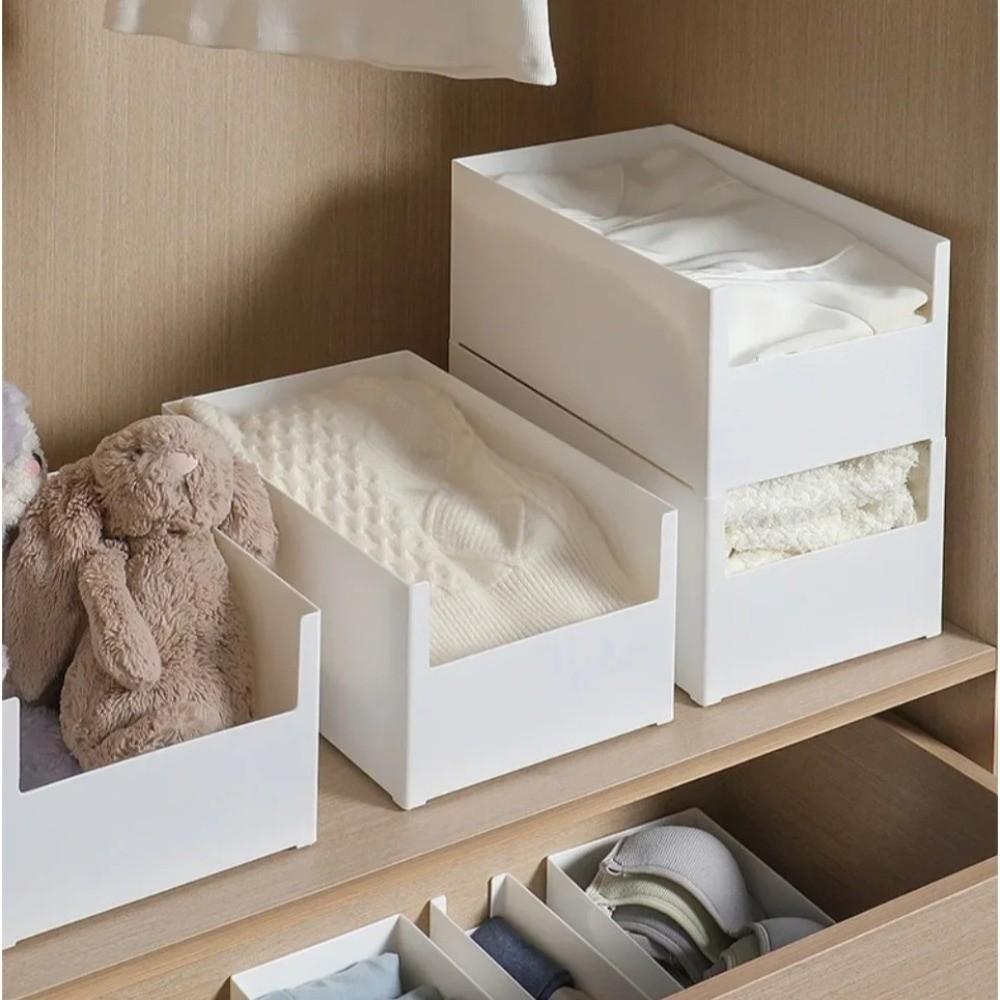 Plastic Organizer Box Cooking Tool Storage Scalable Sundries Organizer  Kitchen