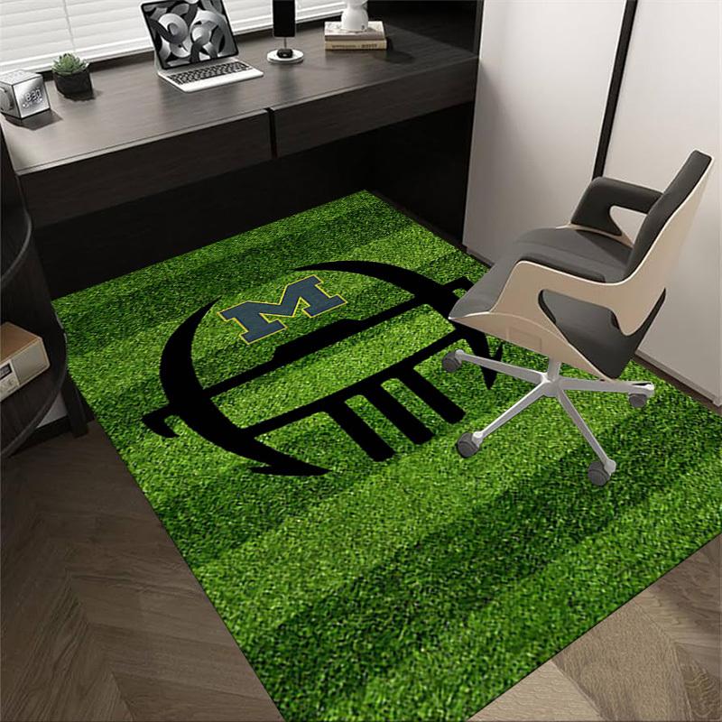 

1PC Football Field Non-Slip Floor Carpet Compatible for Office&Living Room&Bedroom&Dining room - Flat - Weave Machine-S0373 60cm by 90cm