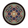 Bohemian Mandala Round Carpet Geometric Ethnic Flowers Round Rug Vintage Floor Mat Living Room Bedroom Dorm Home Decor Chair Mat