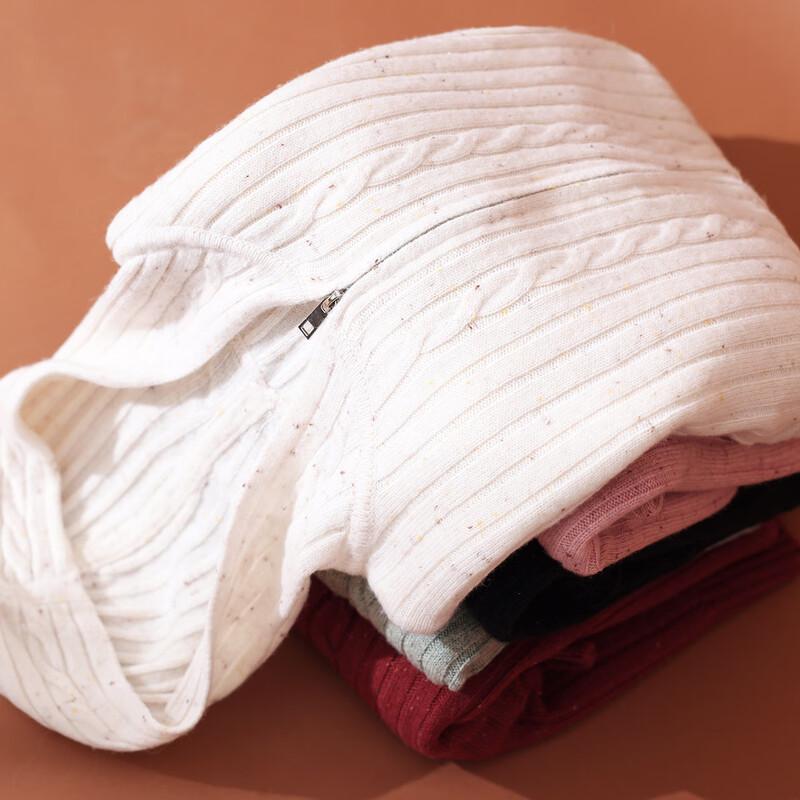 KAVON Merino Wool Thick Warm Hooded Knit Cardigan