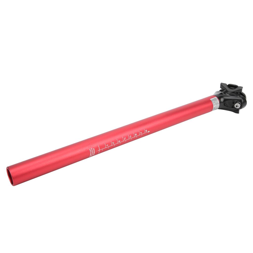 LUNJE Mountain Bike Seatpost Adjustable Aluminum Alloy Saddle Post Tube 27.2x400mmRed