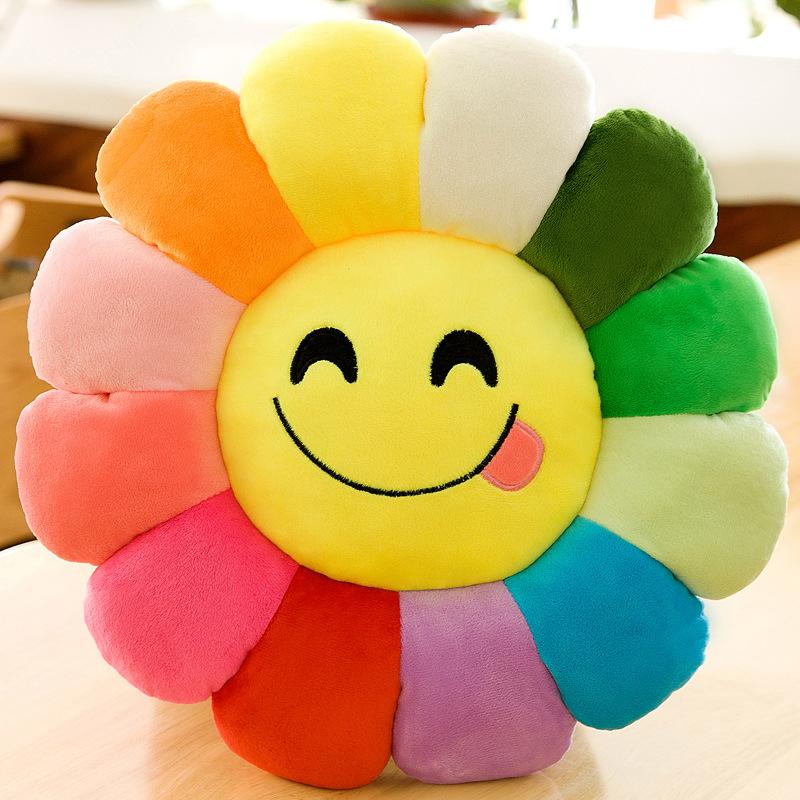 Sunflower Cartoon Office Cushion Cushion Cute Student Classroom Chair Butt Cushion Sedentary Living Room Bay Window Cushion