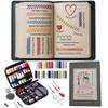 Stitching Kit Beginner DIY Embroidery Starter Complete Stitch Guide Book with Tools