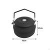 1.1L Camping Kettle Stainless Steel Portable Tea Compact Outdoor Hiking Picnic