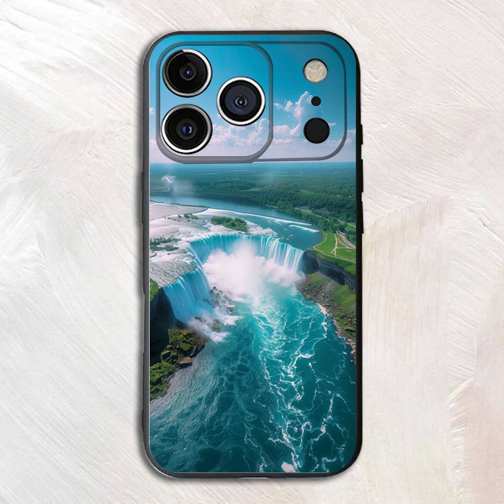 Wonders of Nature Silicone Phone Case For iPhone 17,16,15,14,13,12 X XS Plus Pro Max Shockproof Soft Cover