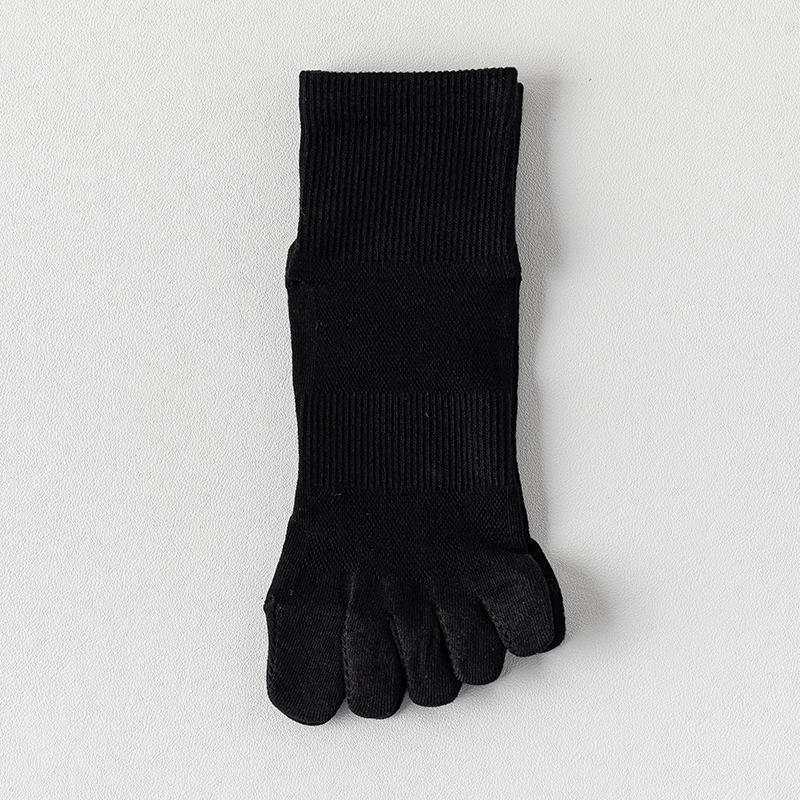 

Носки с пятью пальцами, Женские короткие носки из чистого хлопка, Антибактериальные и против грибка стопы, Сетчатые дышащие носки до середины икры с пальцами, Женские носки с раздельными пальцами 1 pair