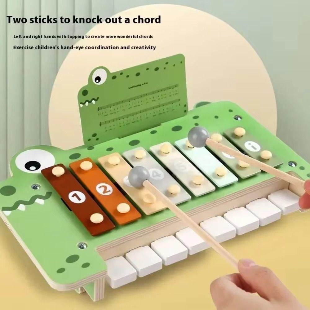 Montessori Musical Piano Toy Sound Music Instrument Toys Kids Keyboard Xylophone  Kids Gifts