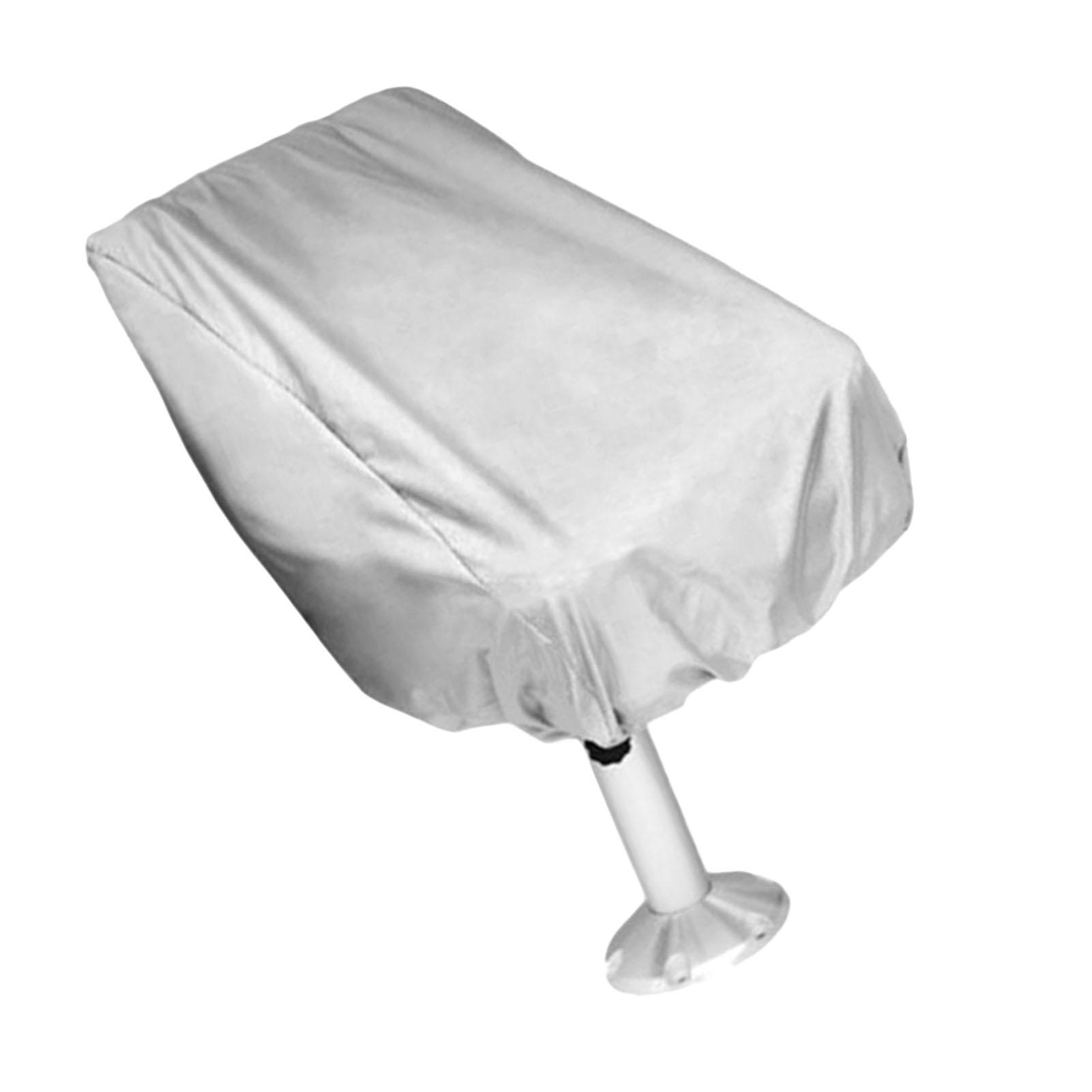 

Boat Seat Cover Waterproof Heavy Duty Weather Resistant Chair Protective Cover Outdoor Chair Cover Boat Bench Chair серебряный