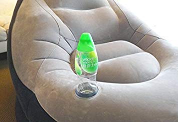 MI-LISOFA Inflatable Sofa: A stylish, form-fitting sofa with a bottle stand and ottoman included.