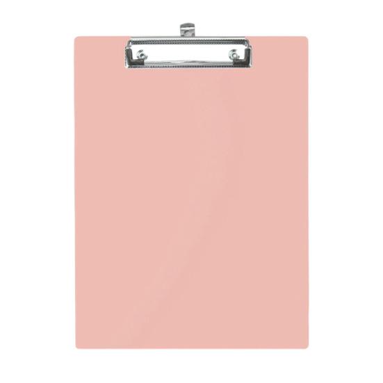 Office Clipboard A4 Letter Size Plastic Clipboard, Hard Board with Low Profile Stable Writing Surface Clip, Lightweight Solid Color for School