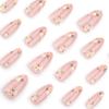 Flower fake nail manicure simple ins wind wearing nail piece spring and summer almond nail