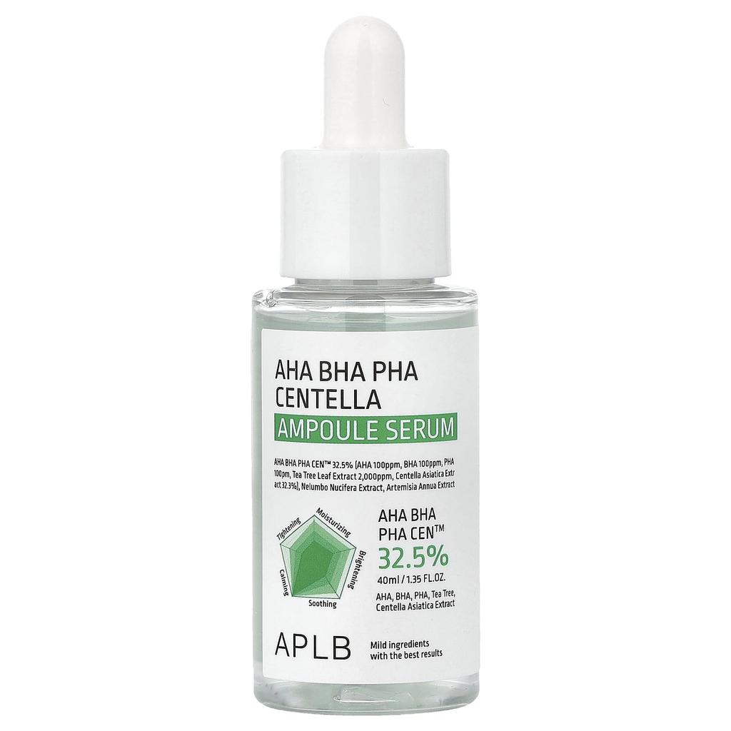 APLB, AHA BHA PHA Centella Asiatica Ampoule Serum, 40ml (1.35 fl oz)