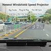 Car GPS HUD Head Up Display Digital Speedometer Speed Meter KMH/MPH for Car Truck Plug and Play Auto Part Accessories