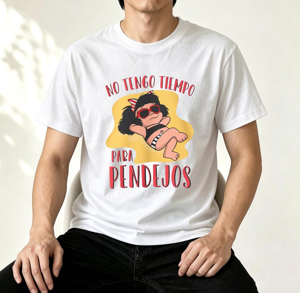 Mafalda Fan Geschenk T-Shirt Vintage Comic-Strip Hintergrund Grafik Unisex Weiche Baumwolle Rundhals Lässige Tägliche Oberteile