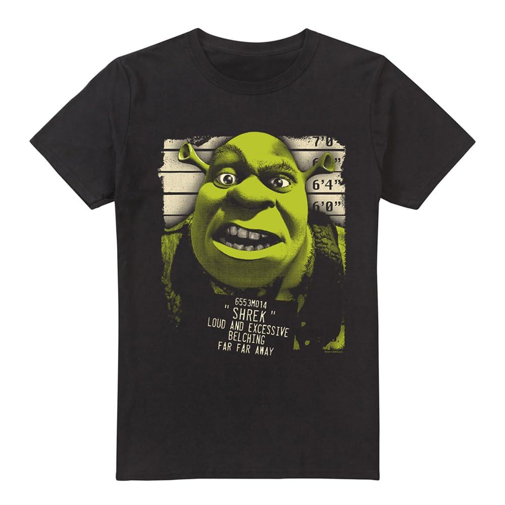 Shrek Mens Ogre Mugshot T-Shirt