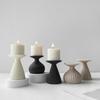 Epoxy Candlestick Silicone Mold Candle Base Mould Geometric Candle Holders Molds DIY Ornaments Home Decorations Mould