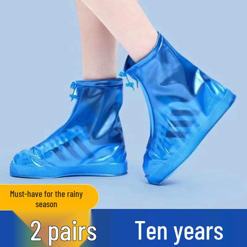 Waterproof Non-Slip Shoe Covers for Men, Women, and Children - Thickened, Wear-Resistant Rain and Snow Protection.