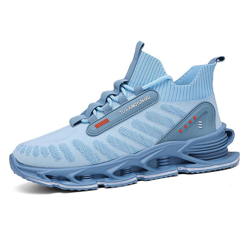 Mesh shoes men's 2025 new summer breathable fly-woven mesh trendy versatile and lightweight running men's sports and leisure shoes