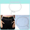 Euro Style Star Pendant Belt With Alloy Buckle For Casual Dress Accessory