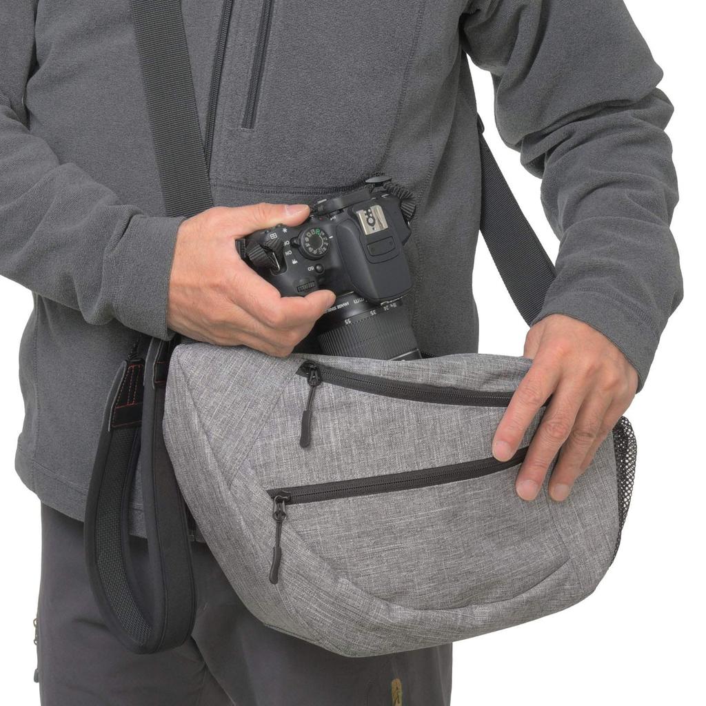 Etsumi Coleman Camera Bag Shoulder Coleman Camera Shoulder Bag SLR Melange Gray [Etsumi] & 4.5L VCO-8740