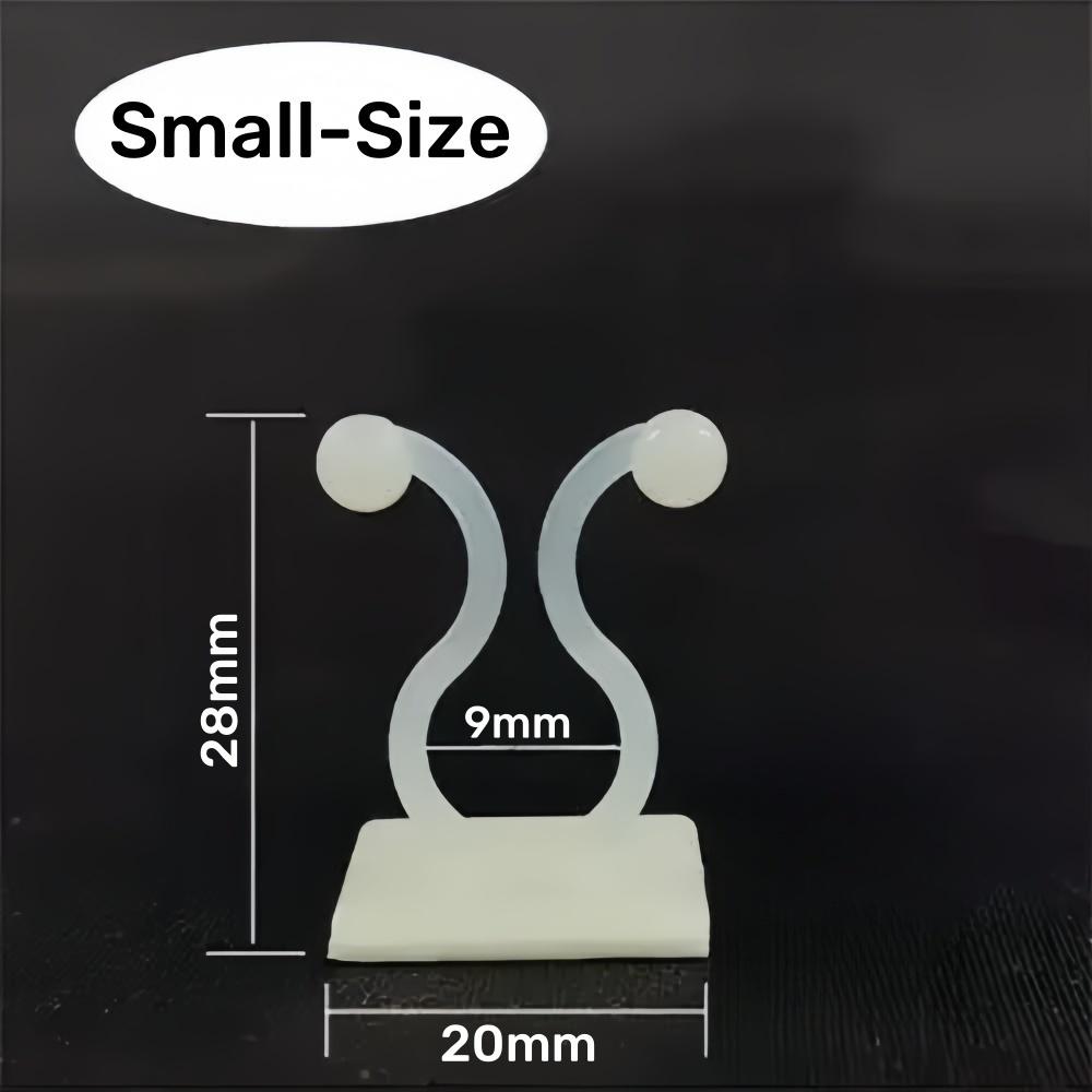 10-100PCS Plant Climbing Wall Fixture Clips Self-Adhesive Invisible Plant Support Garden Vine Climbing Fixture Plant Accessories