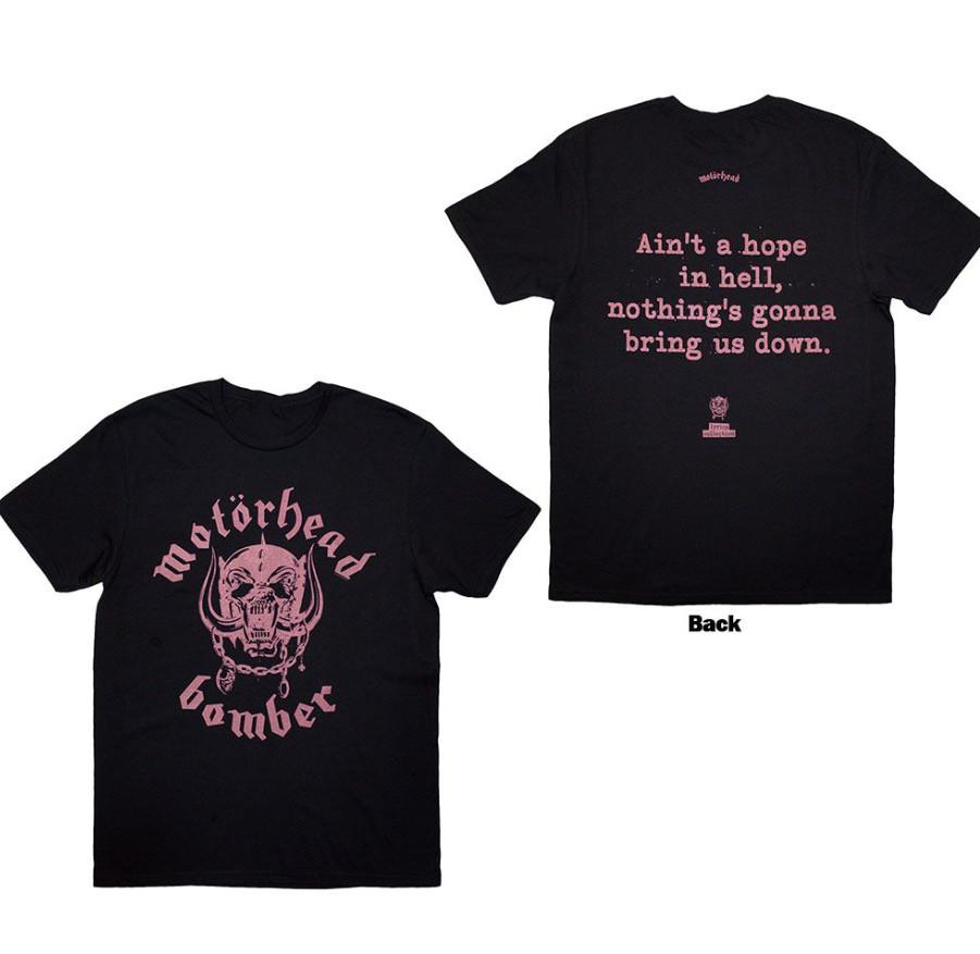 Motorhead Bomber Lyric T-shirt size S-5XL S