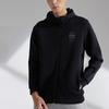 Li-Ning Pure Color Zip-Up Hoodie Men Tops Black AWDT113-1
