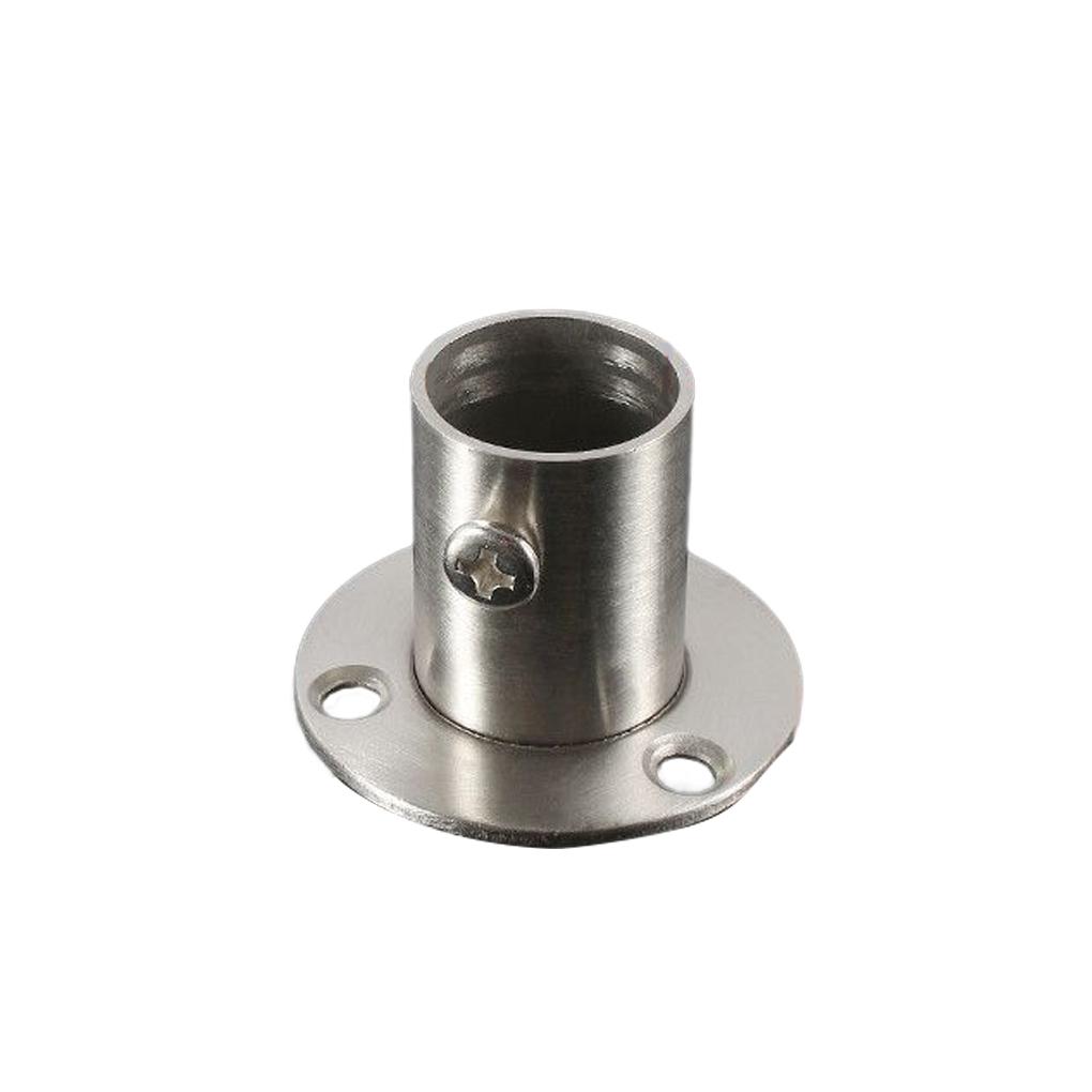 

Кронштейн для шафи Тримач штанги Фланець для душової шторки Надміцне гніздо Настінне кріплення Труба Кінцеві опори для штанг для одягу в шафі для саду