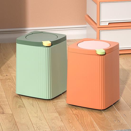 Waste Container Stripe Texture Household Supply Multipurpose Effective Waste Container Useful Container Durable