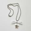 Stainless Steel Whirlpools Charm Pendant Keychain Jewelry Making DIY Accessories