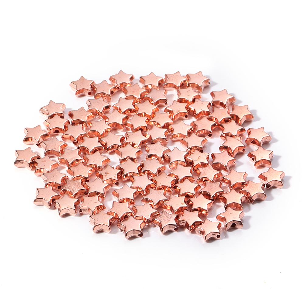

50-100pcs/Lot Star Shape CCB Beads Multicolor Loose Spacer Bead for Jewelry Making Findings DIY Bracelet Neklace Accessories 10mm