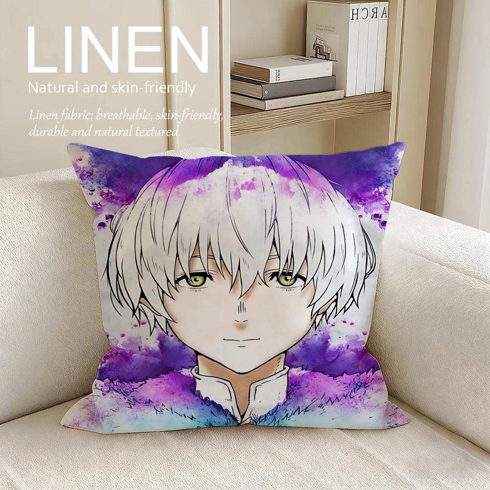 Anime To Your Eternity Cushion Cover Pillowcase Set Pcs x x Breathable Washable Sofa Cushion Cover
