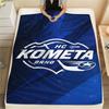 1 STuks HC Kometa Brno Print Flanellen Deken, Hoge Kwaliteit, Comfortabel voor Alle Seizoenen, Woondecoratie, Warmte en Comfort, Perfect voor Kerstcadeaus