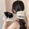 Retro Oversized Fashion Tulle Star Elatic Hair Rope Simple Gentle New Niche Fabric Scrunchie Hair Accessories