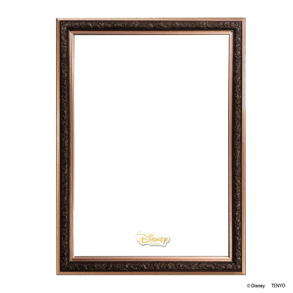 Tenyo Puzzle Frame, Disney-exclusive Art Figure Frame, for 500-Piece Sets, Bronze (25 X 36 Cm), Includes Clasp, Hanging Cord, and Disney Emblem Plate