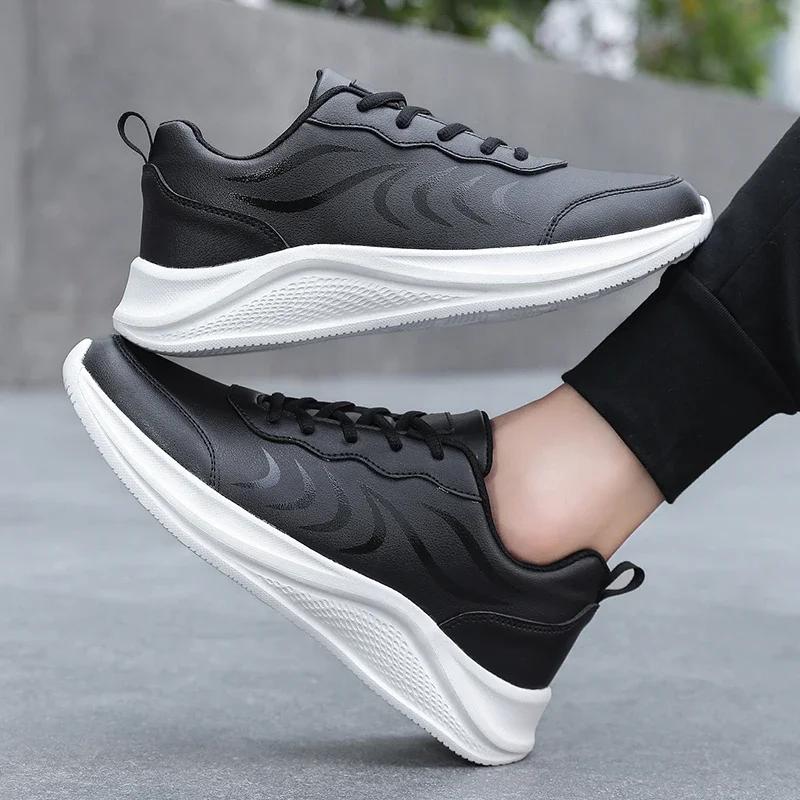 2025 Men's Casual Breathable Sports Walking Shoes Comfortable Outdoor Simple Design Sneakers for Active Lifestyle