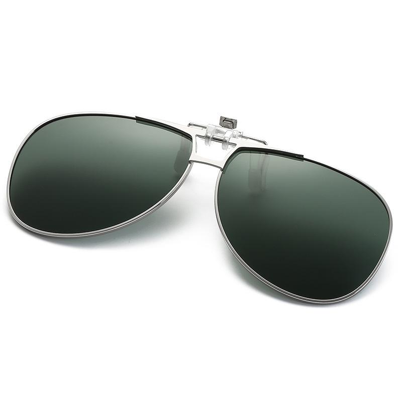 Kröte Polarisierende Brillenclip Kurzsichtigkeitsbrille Herren Tragen Sonnenbrille Kann Aufklappen Sonnenbrille Damen Große Clips Nachtsichtbrille Fahren