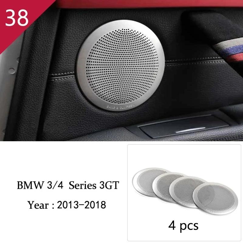 Accessories  For BMW 3 4 Series 3GT F30 F32 F34 Car Inner Door Audio Speaker Gearshift Panel Door Armrest Reading Light Cover Tr