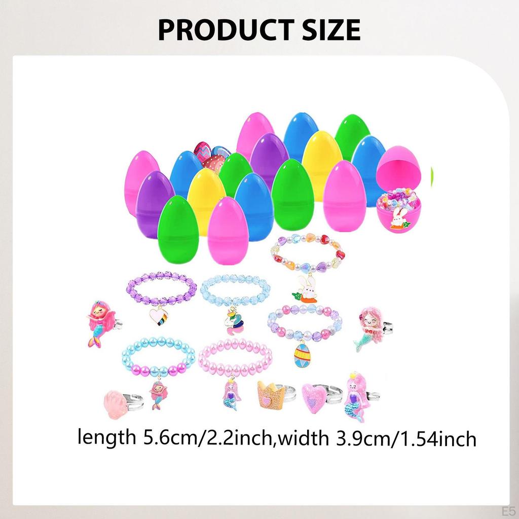 Easter Basket Stuffers Gifts Prefilled Eggs for Party Favors Children