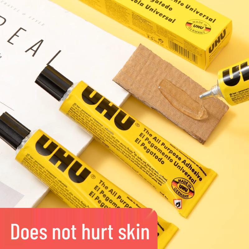 UHU Super Glue - Strong Adhesive for Handcrafts, Woodworking, and Shoe Repair.