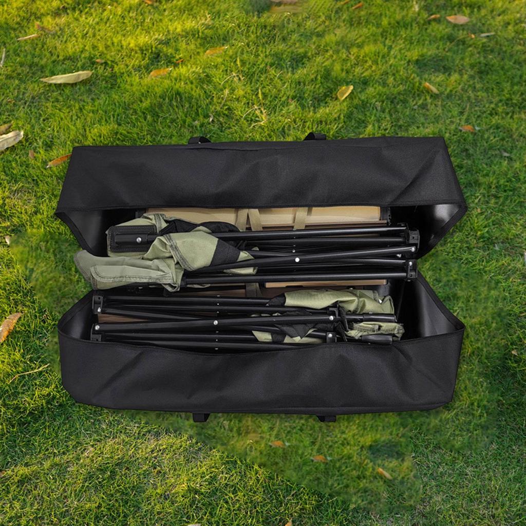 Camping Equipment Storage Bag Carry Water Resistant Multipurpose Zippered Duffel Handbag for