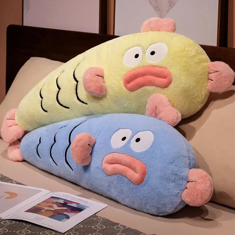 Hangyodon Pillow Cartoon Anime Character Accessories Soothing Doll Pillow Home Children Plush Doll Kawaii Gift