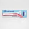 2PCS Brush Tongue Cleaner Gentle Oral Cleaning Tool Tongue Cleaning Brush  for Bacteria Removal