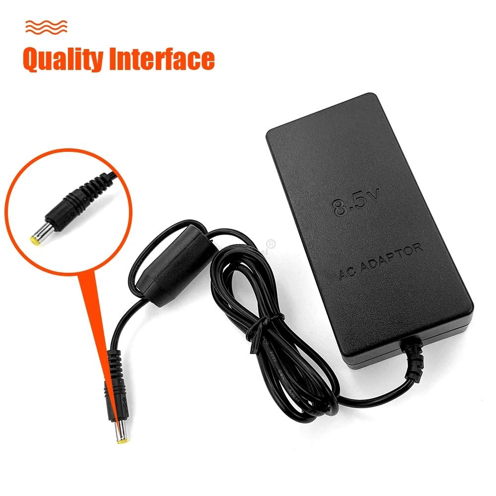 NEUES Netzteil für PS2, Ersatz-AC-Adapter, Ladekabel, 100-240 V DC, 8,5 V für die PS2 Slim 70000-Konsole, EU-Stecker/US-Stecker